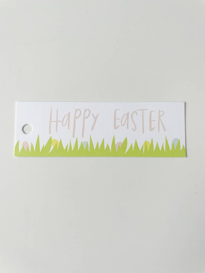 Easter Grass Gift Tag for wholesale by Happiernotes