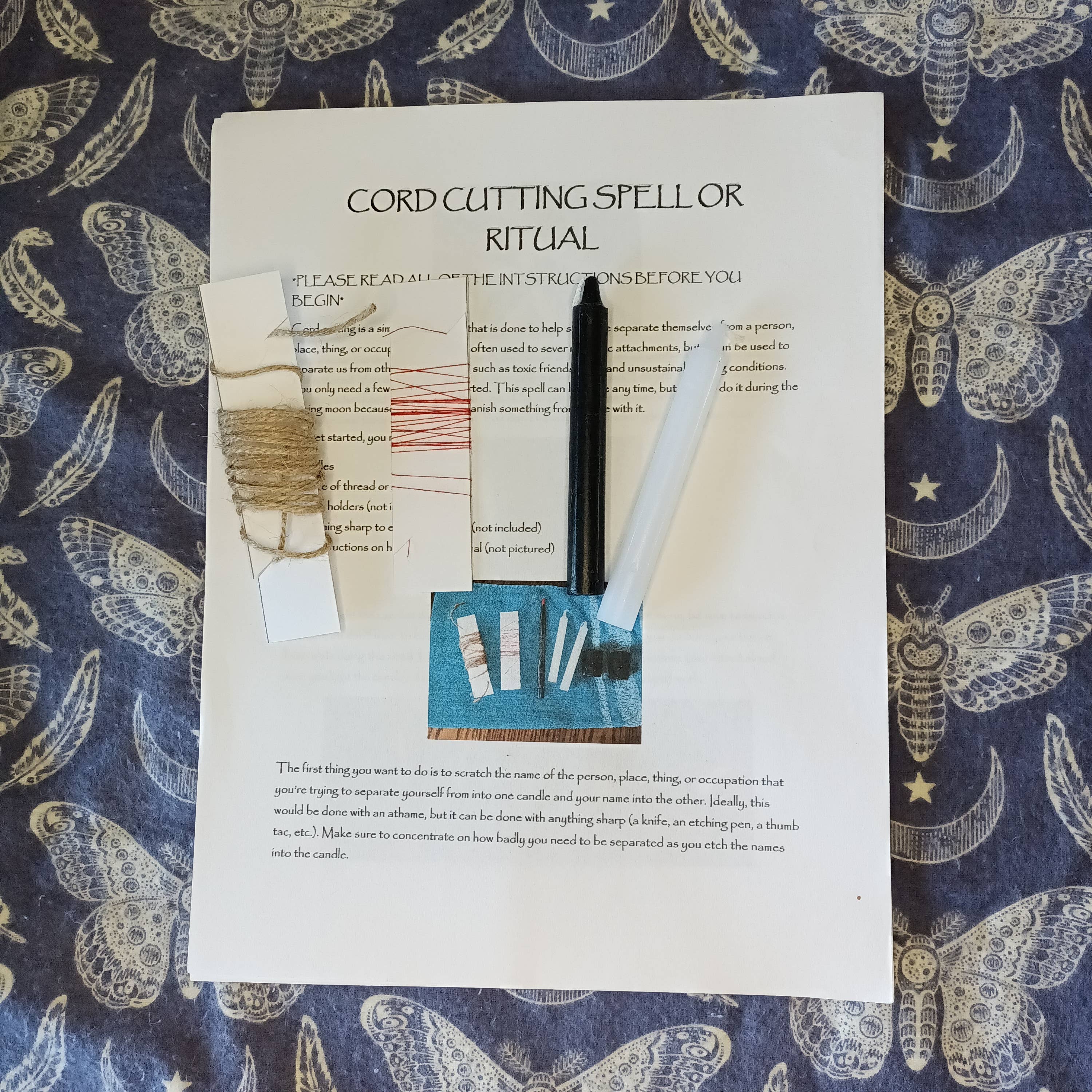 The Avidity Witch - Wholesale Meditation Supplies - Cord Cutting Ritual Spell Kit15