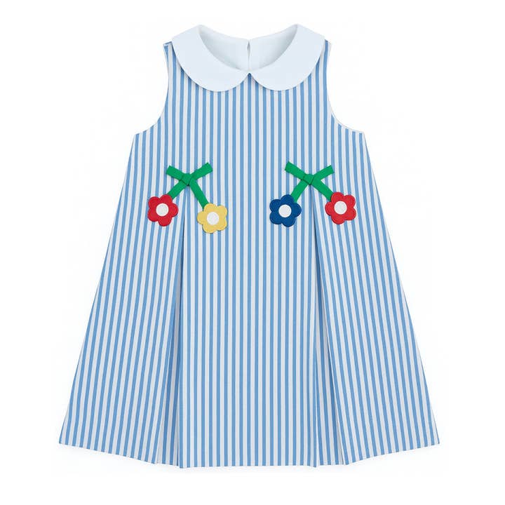 Seersucker Dress With Flowers for wholesale by Florence Eiseman