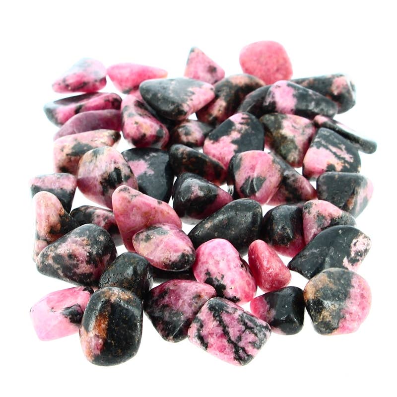 Artisans de Madagascar - Wholesale Spiritual Stone/Crystal - 500 g Extra Rhodonite Rolled Stones from Madagascar1