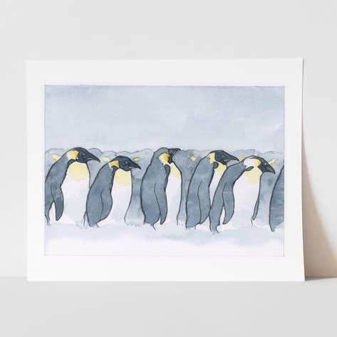 Penguin March Print pour la vente par Hey Hon