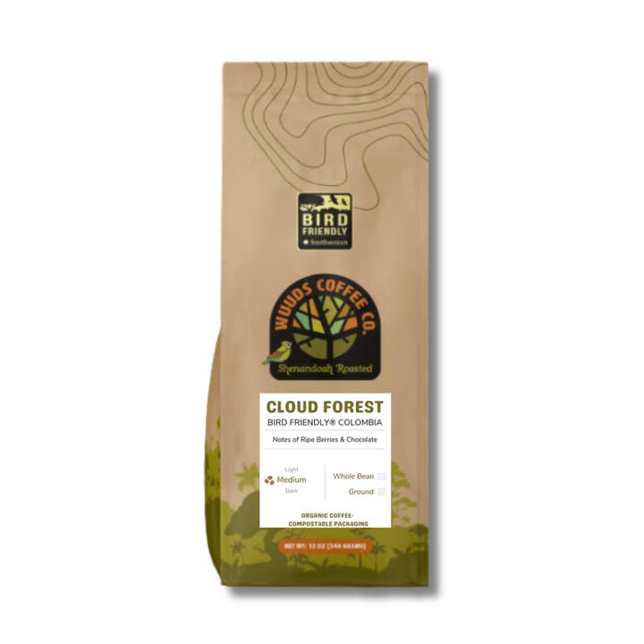 Cloud Forest-Bird Friendly® Certified/Organic Colombia for wholesale by Wuuds Coffee Company