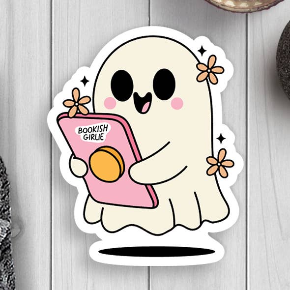 Bookish Girlie Vinylaufkleber für den Großhandel von Expression Design Co