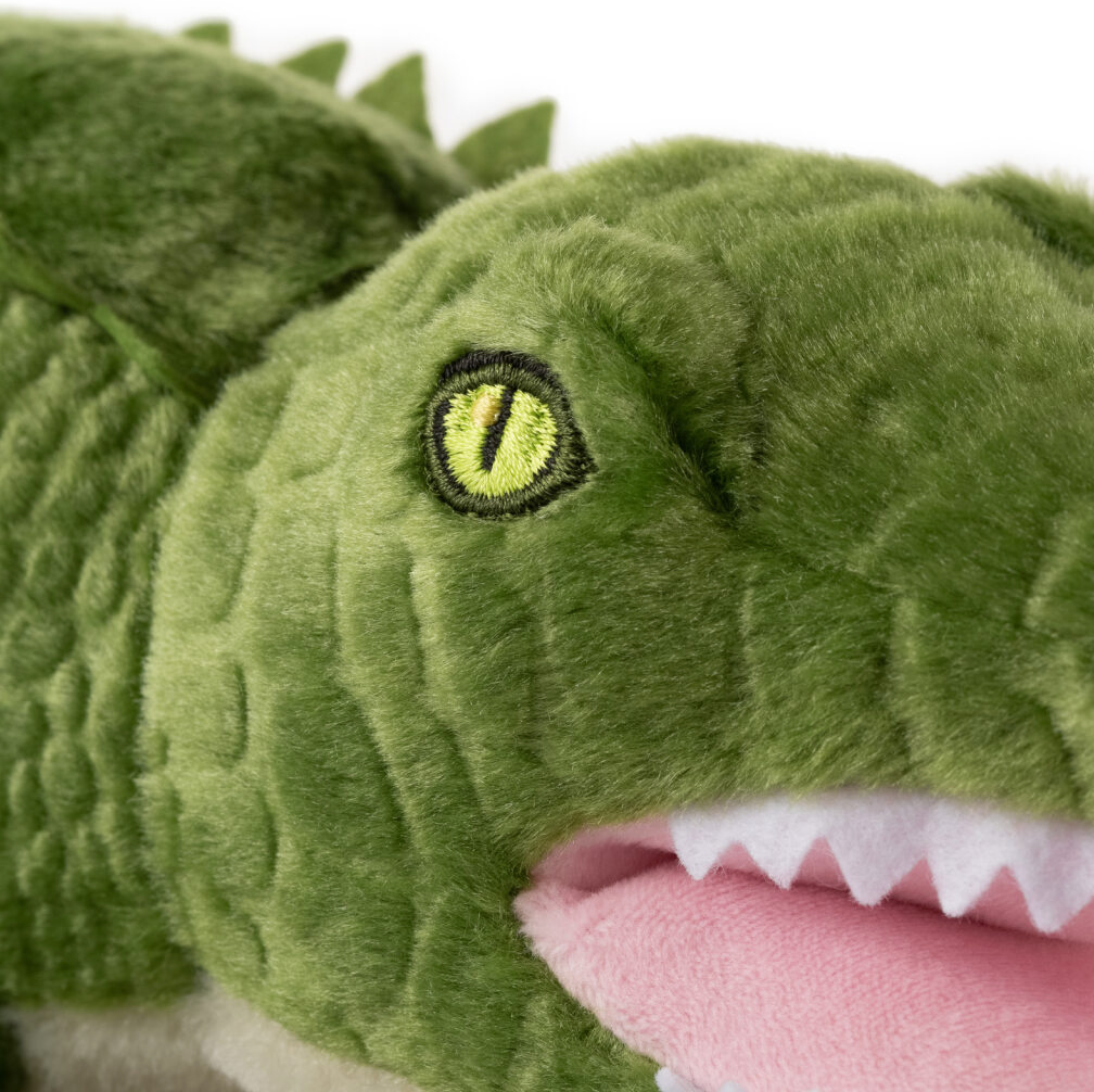 The Petting Zoo - Wholesale Stuffed/Plush Toy - Kids & Baby - Earth Keeperz Alligator small 10" Recycled Plush2