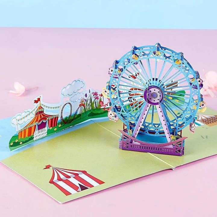 Liif Pop Up Card - Venta al por mayor Tarjetas de felicitación - Tarjeta Pop UP del parque de atracciones