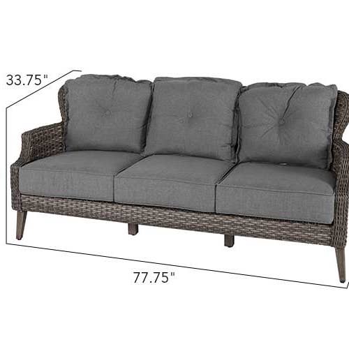 Grey Tenaya 4-Piece Firepit Set with Swivel Rocking Chairs for wholesale on Faire3