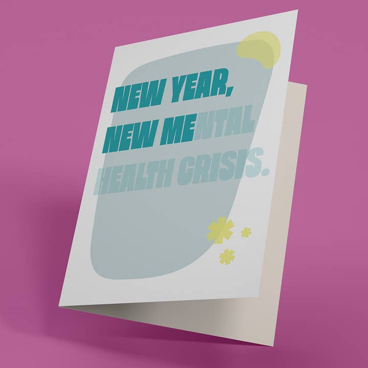 Nyt år, ny mig...tal sundhedskrise: Nytårskort for engroshandel hos Squirrel Friend Gifts