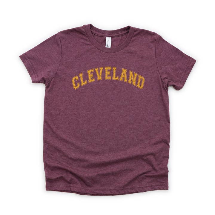 Cleveland Vintage Jersey Tee for wholesale by Mistakes on The Lake