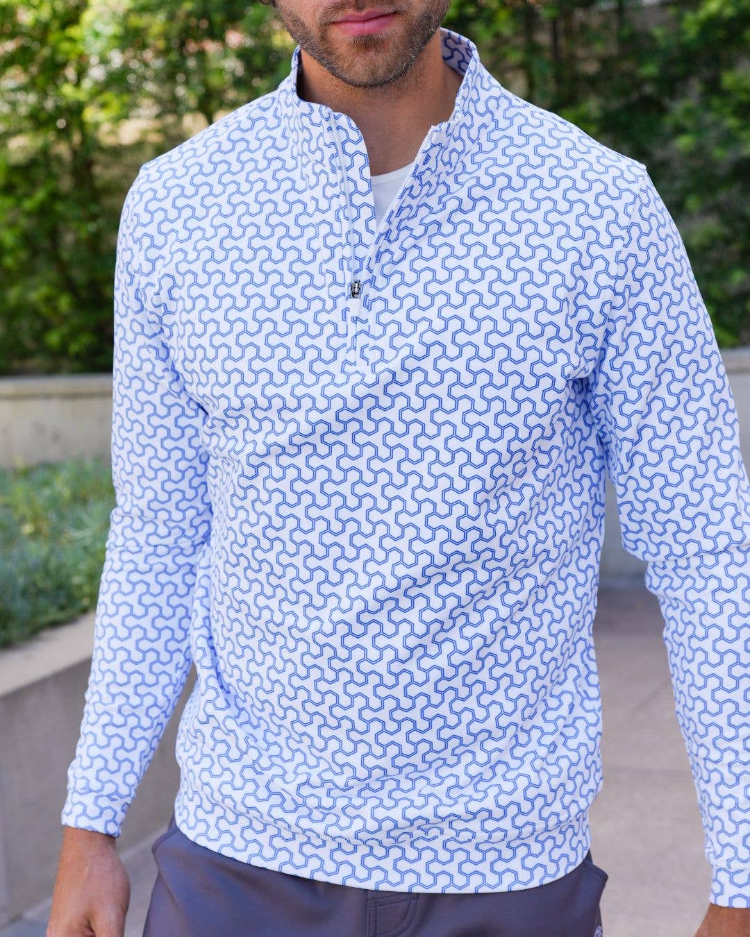 USA Palm - Wholesale Sweatshirt - Unisex - Cloud 1/4 Zip15