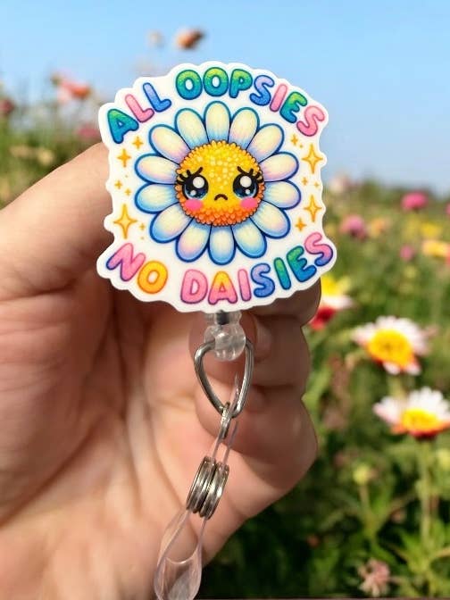 Bara Oopsies inga Daisies - Medicinskt Brickhållare för wholesale av Fuzzy Edges Crafts LLC