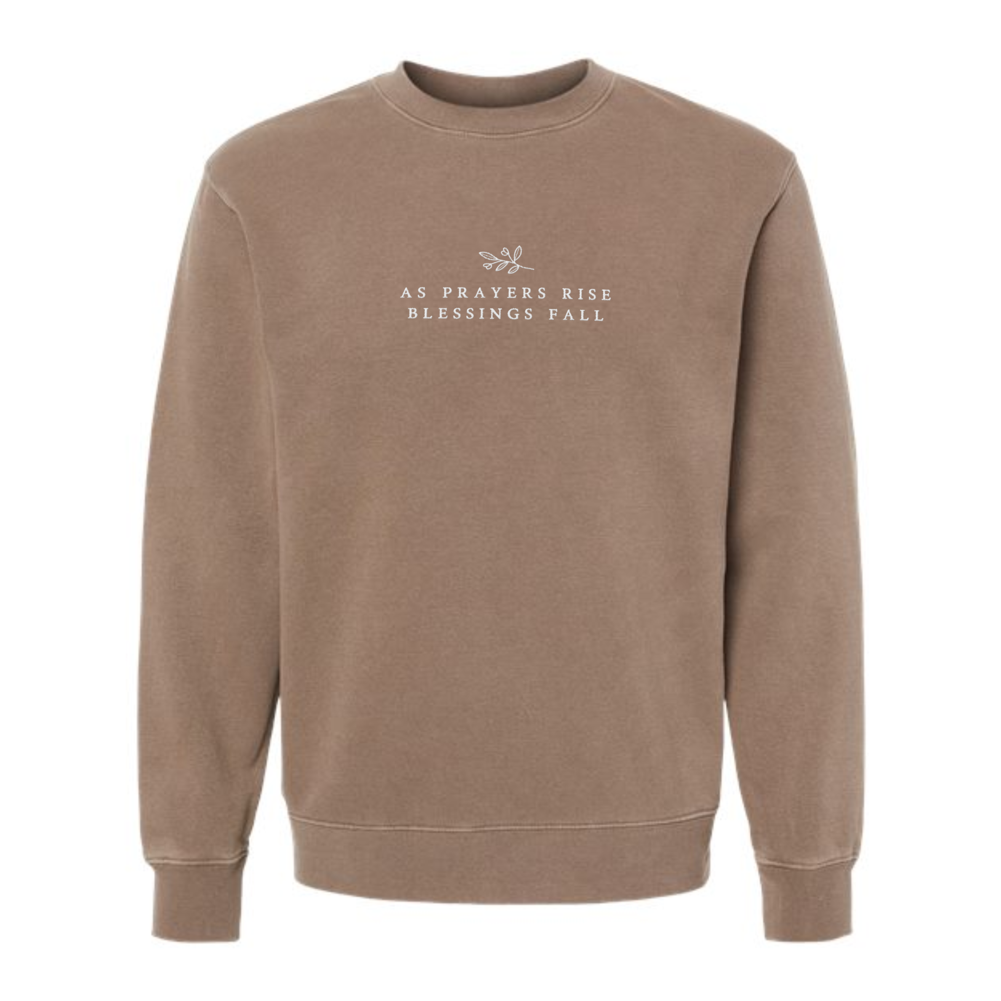 Scripted Pearl - Wholesale Sweatshirt - Women's - As Prayers Rise Blessings Fall Embroidered Sweatshirt3