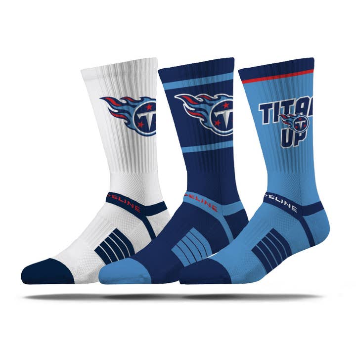 Tennessee Titans | Premium Knit Crew | NFL 3 Pack Box | N02414895ML for wholesale by Strideline