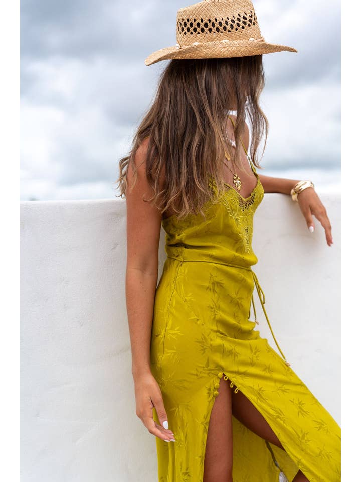 Barefoot Blonde Collection – Vestido - Mulher por atacado – Sveta Midi - Lima3