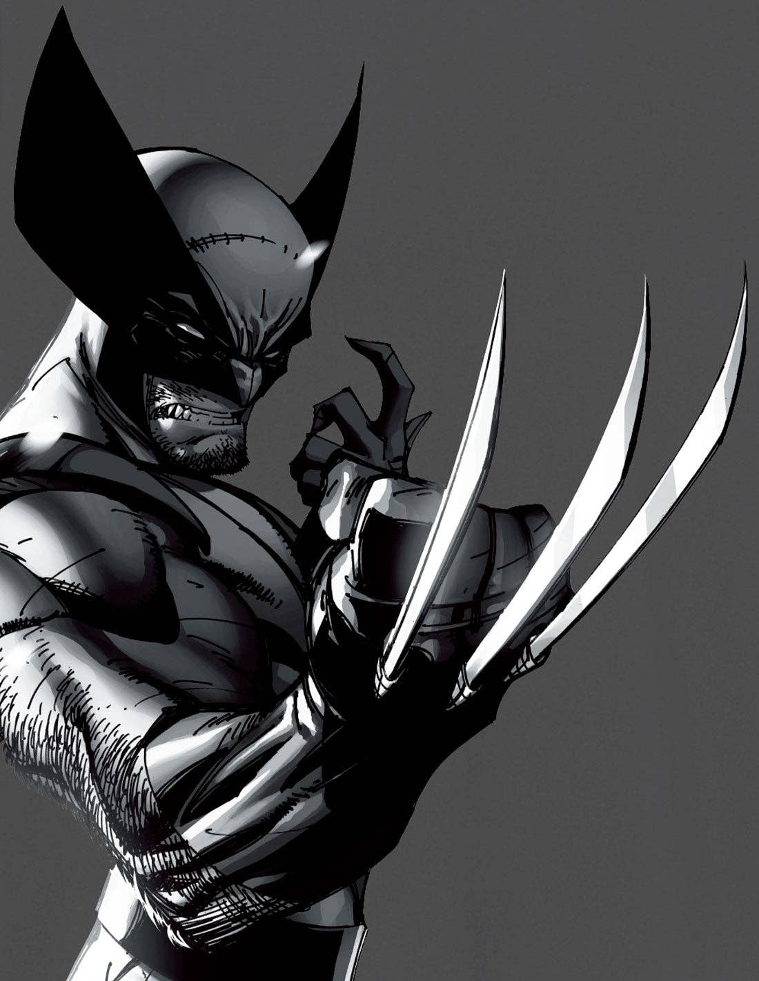 Grey Marvel X-Men Tee - Wolverine Profile for wholesale on Faire2