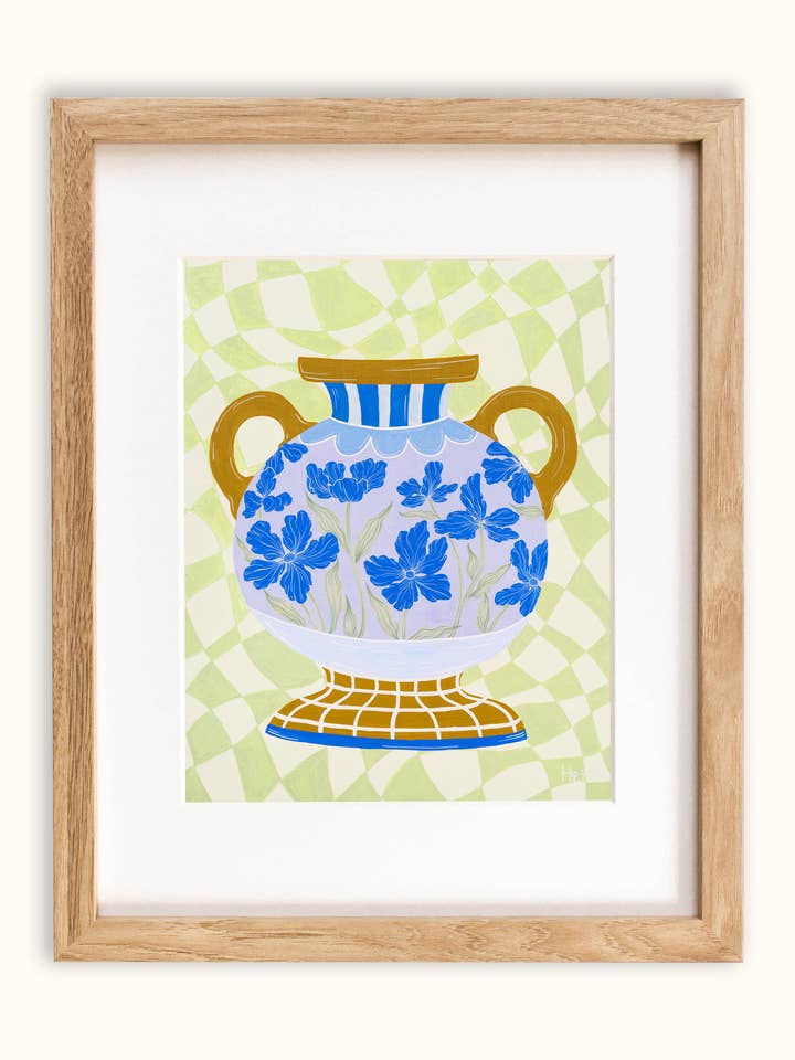 "Crossword Puzzles" — Giclée Print for wholesale by Grown Wild Paper Co.