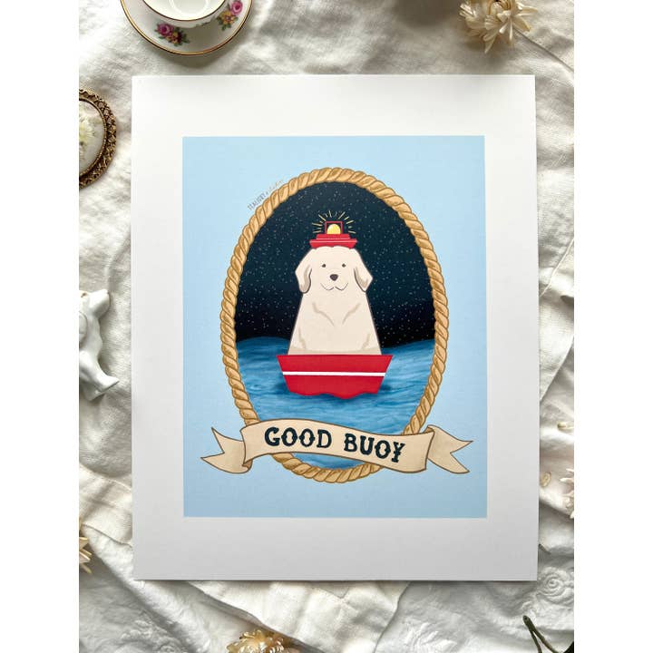Good Buoy Art Print for wholesale by Tealight Studios