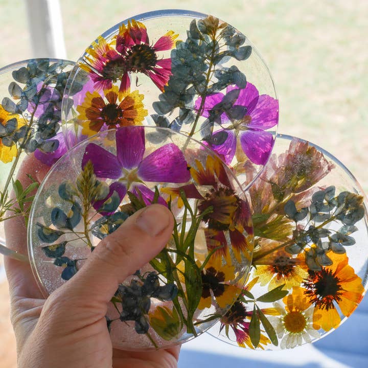 Set di sottobicchieri Texas Wildflower per la vendita all'ingrosso da parte di Remedy Designs