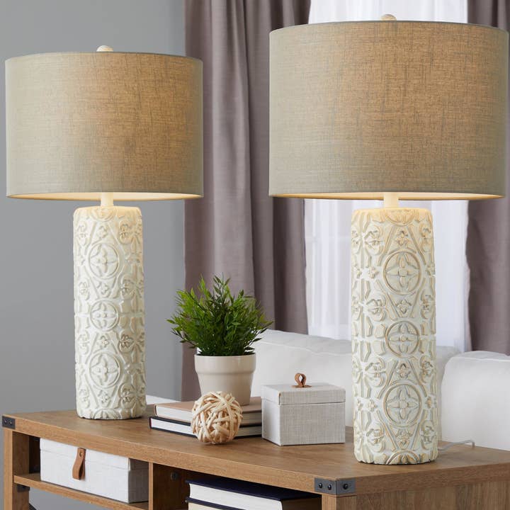 Charlotte 30" Polyresin Table Lamp - Set of 2 for wholesale on Faire6