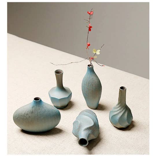 Gohobi (We cover U.S. import duties) – Großhandel Vasen – Gohobi japanische Kebana-Vase Bunte Zen kleine Tischvase4