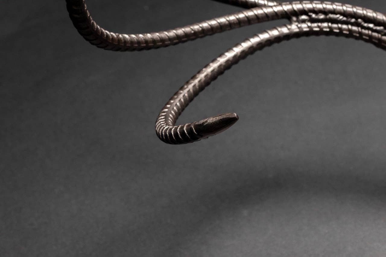 Metal Relic - Wholesale Wall Accent - "The End" 8 Point Deer Buck Skull Wall Sculpture10