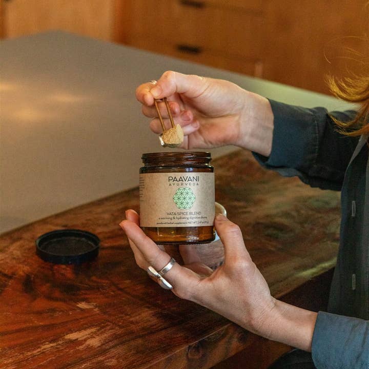 PAAVANI Ayurveda - Wholesale Dried Spice Mix - Vata Spice Blend | Warming & Hydrating Digestive Churna5