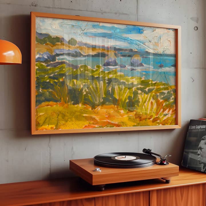 Nature Inspired California Impressionist Landscape Print for wholesale by El Baker Art