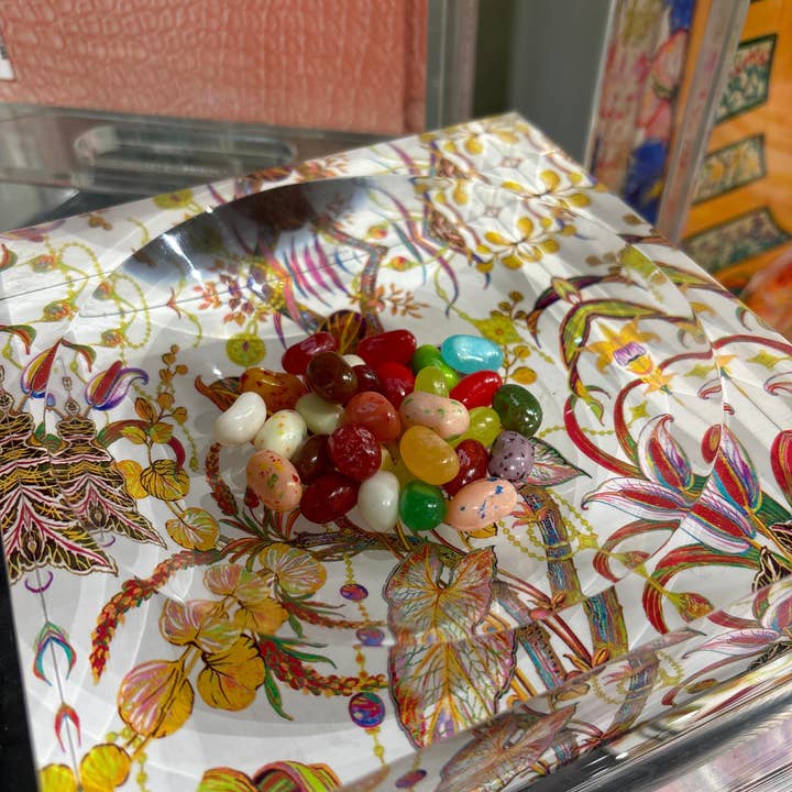 Multicolor Amazonia Splendor Acrylic Candy Catchall Dish for wholesale on Faire2