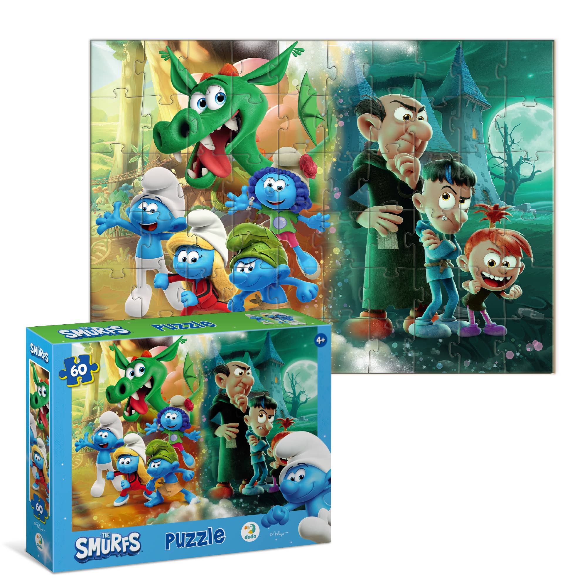 DoDo Brand - Wholesale Puzzle - Kids - Kids & Toddlers Classic Puzzle Smurfs 60 pcs5