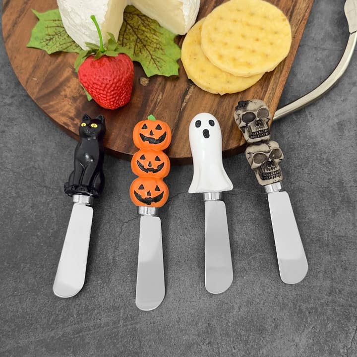 Supreme Housewares - Wholesale Cheese Spreader - Halloween Polyresin Cheese Spreader