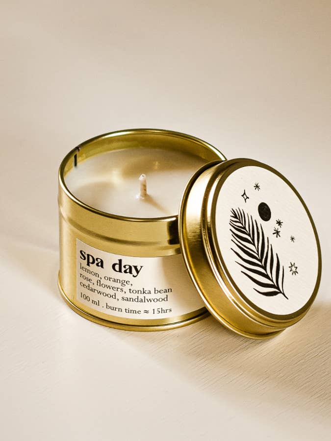 Spa day small scented candle, 100 ml for wholesale by LIMA Cosmetics