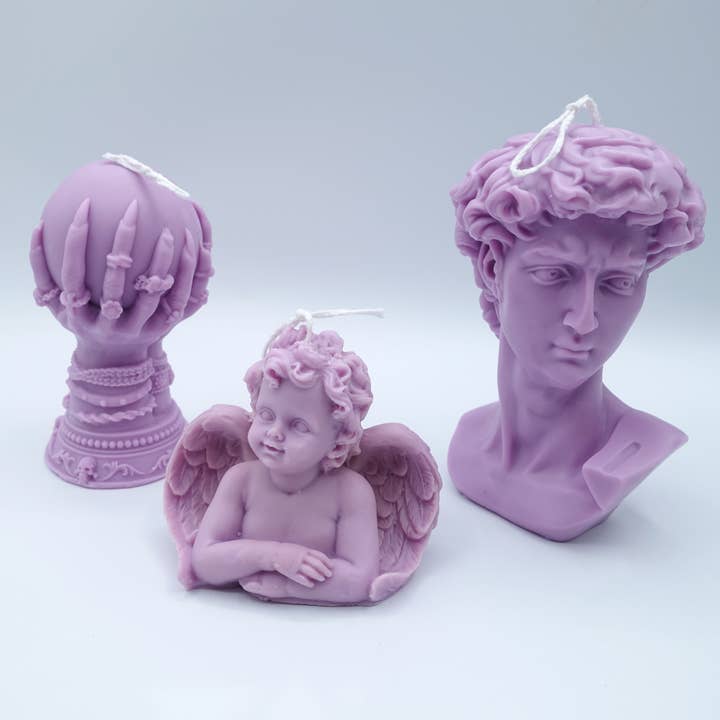 Daemon srls - Wholesale Novelty Candle - DAVID XL~Candela artigianale profumata in cera di soia Misura Big7