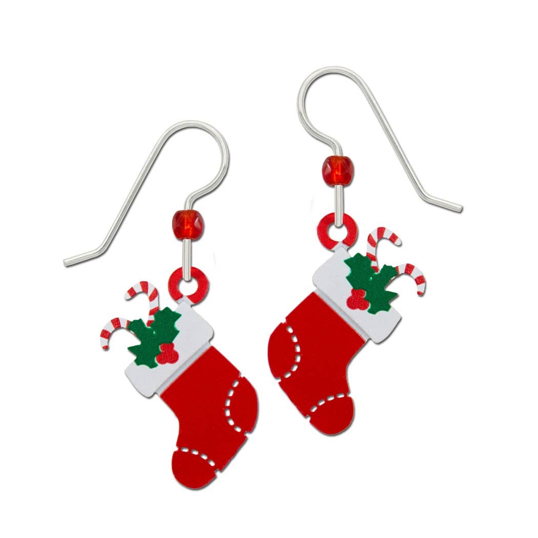 Left Hand Studios - Vendita all'ingrosso Orecchini pendenti - Calza di Natale