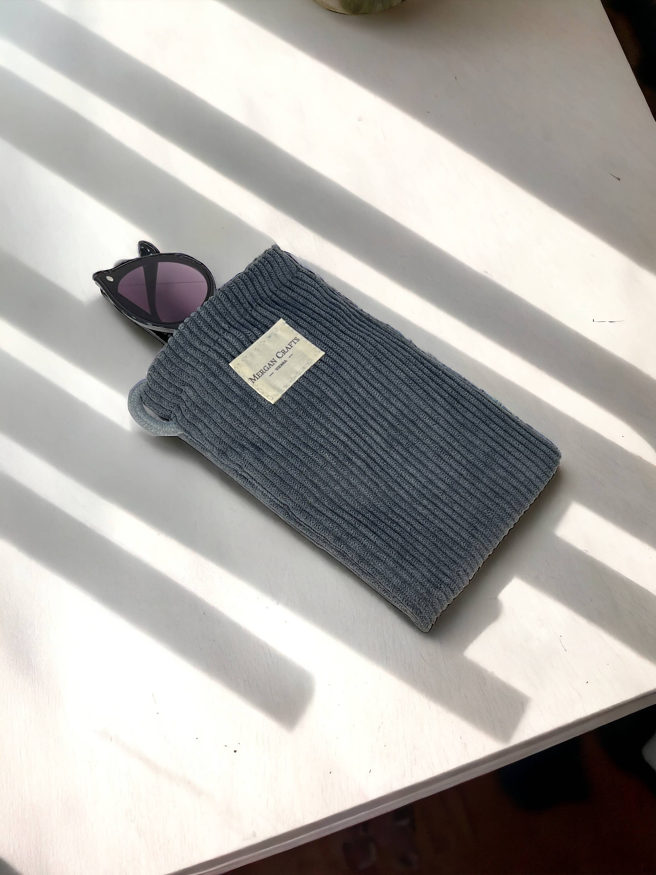 MERGAN CRAFTS - TEXTILE - Wholesale Eyewear Cases & Holders - Women's - Neckbag, Glasses Cover, Eyewear case, Phone Case - Corduroy10