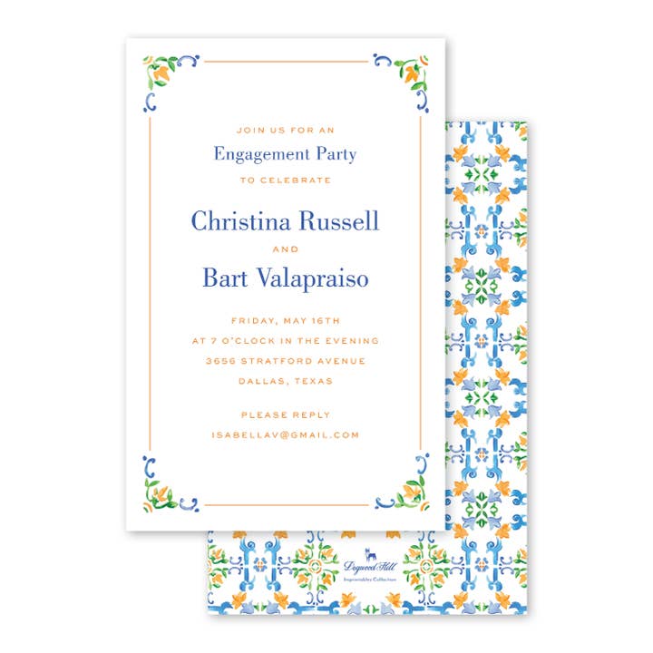 Azulejo Bulk-uitnodiging voor wholesale door Dogwood Hill