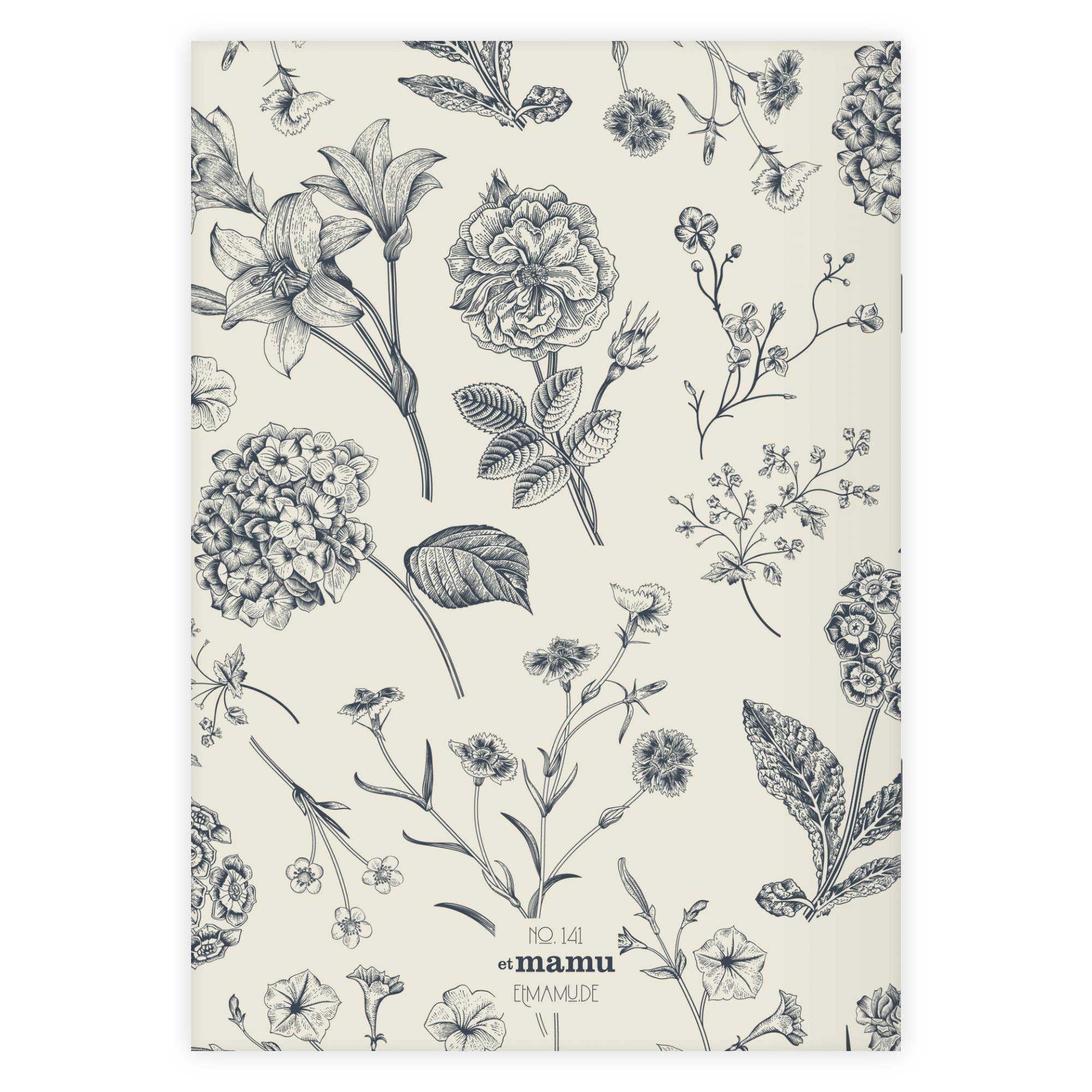 etmamu - Wholesale Notebook - A5 Flowers notebook1
