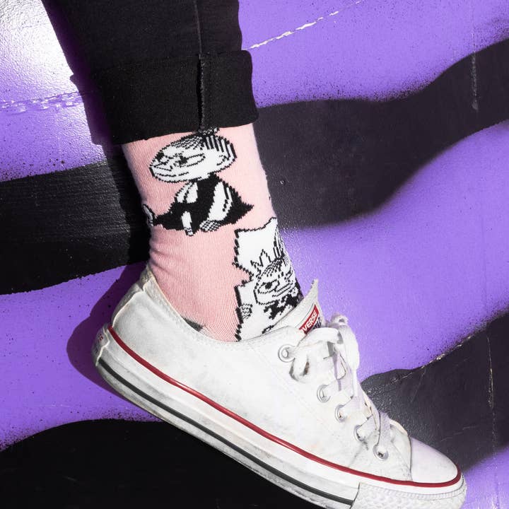 Nordicbuddies – Großhandel Socken – Damen – Little My Pranking Damensocken - Pink2