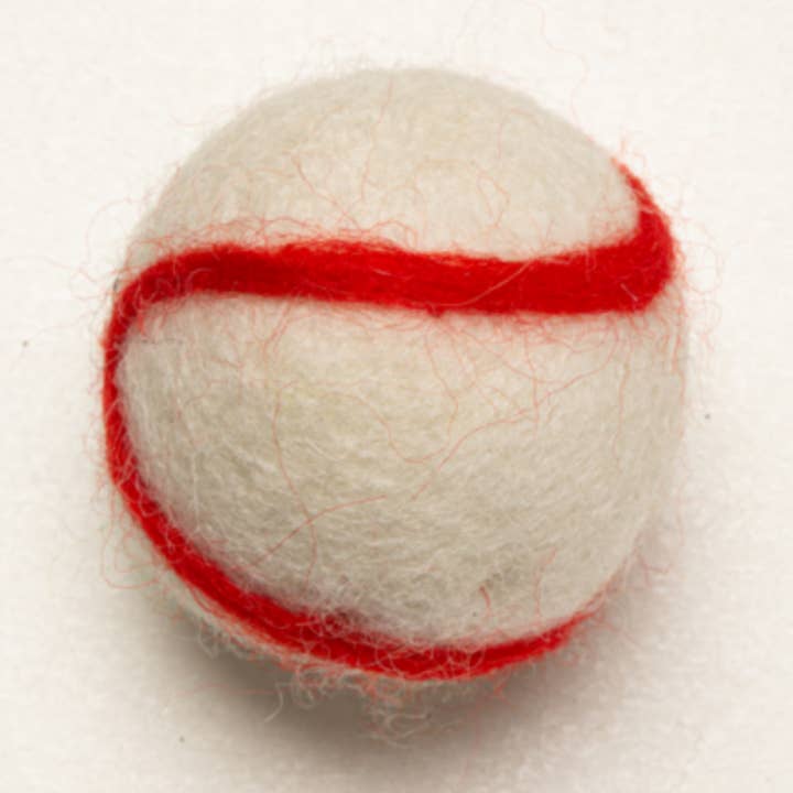 Natural Wool Baseball Cat Toy for wholesale by Moricat