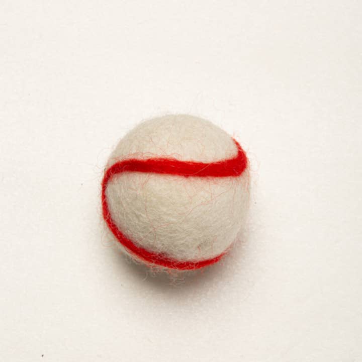 Natural Wool Baseball Cat Toy for wholesale by Moricat
