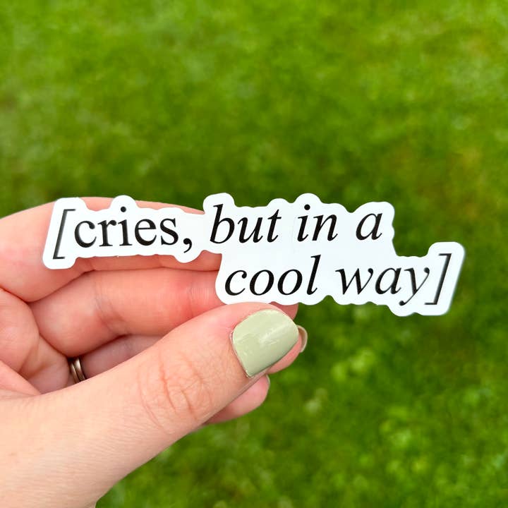 Adesivo Cries Cool | Adesivo per Auto per la vendita all'ingrosso da parte di MVM Graphics