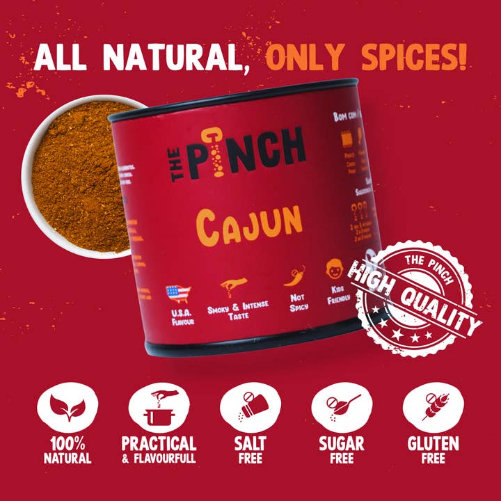 The Pinch - World Spice Blends - Wholesale Dried spice mix - Cajun - 45g1