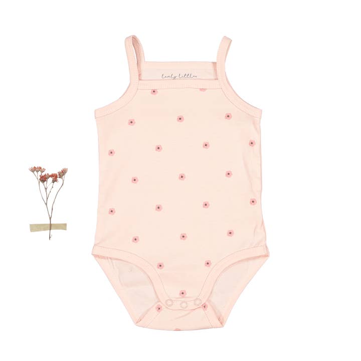 La combinaison débardeur imprimée - Rose Flower pour la vente par Lovely Littles