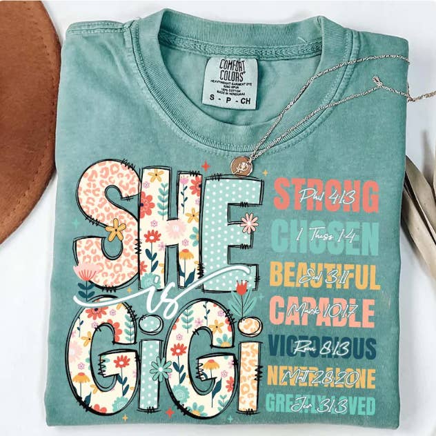 She is Gigi/Nana/Mimi Mother's Day Shirt for wholesale by Southern Backroad Tees LLC