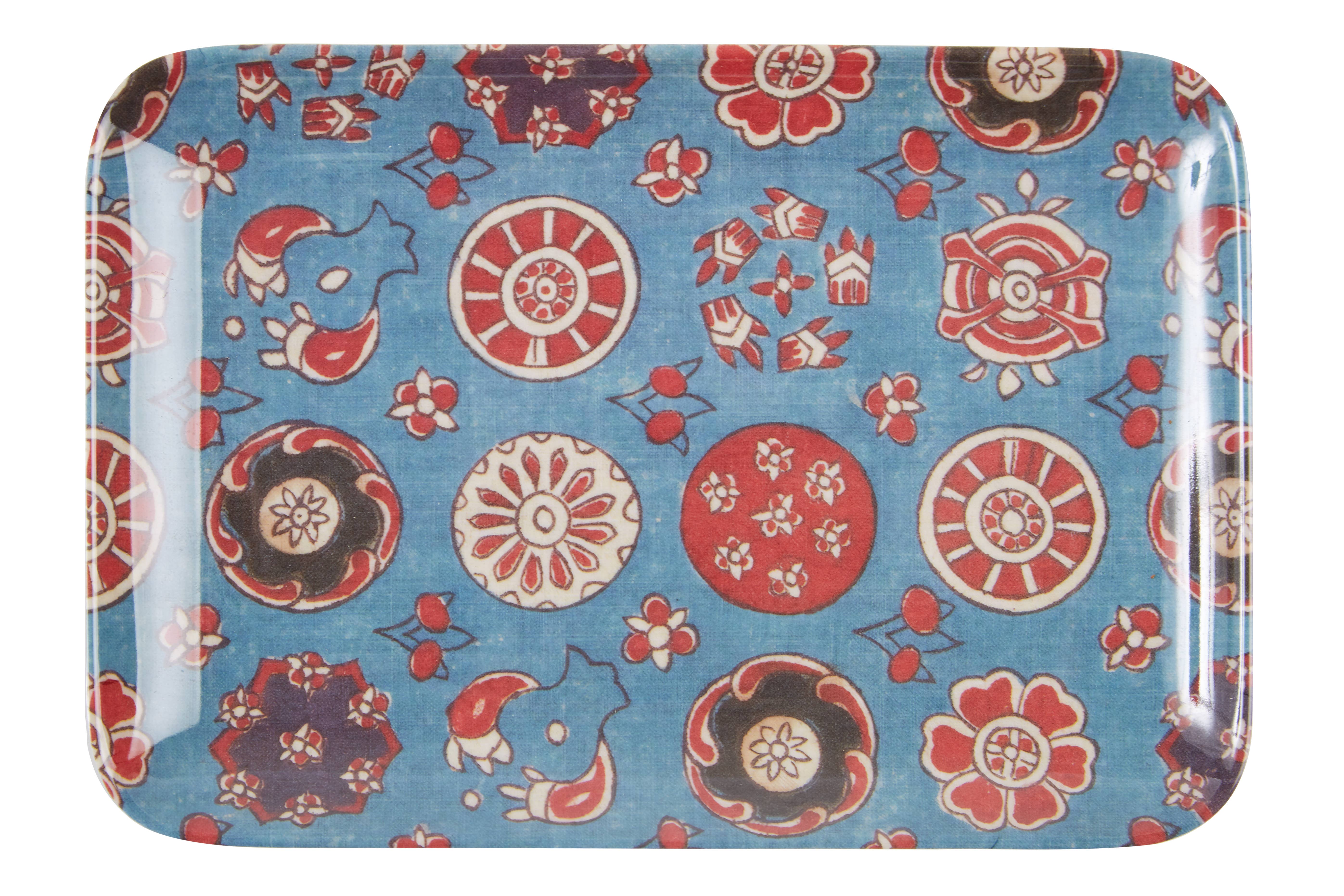 Siren Song - Wholesale Serving Tray - KALAMKARI TRAY SET2