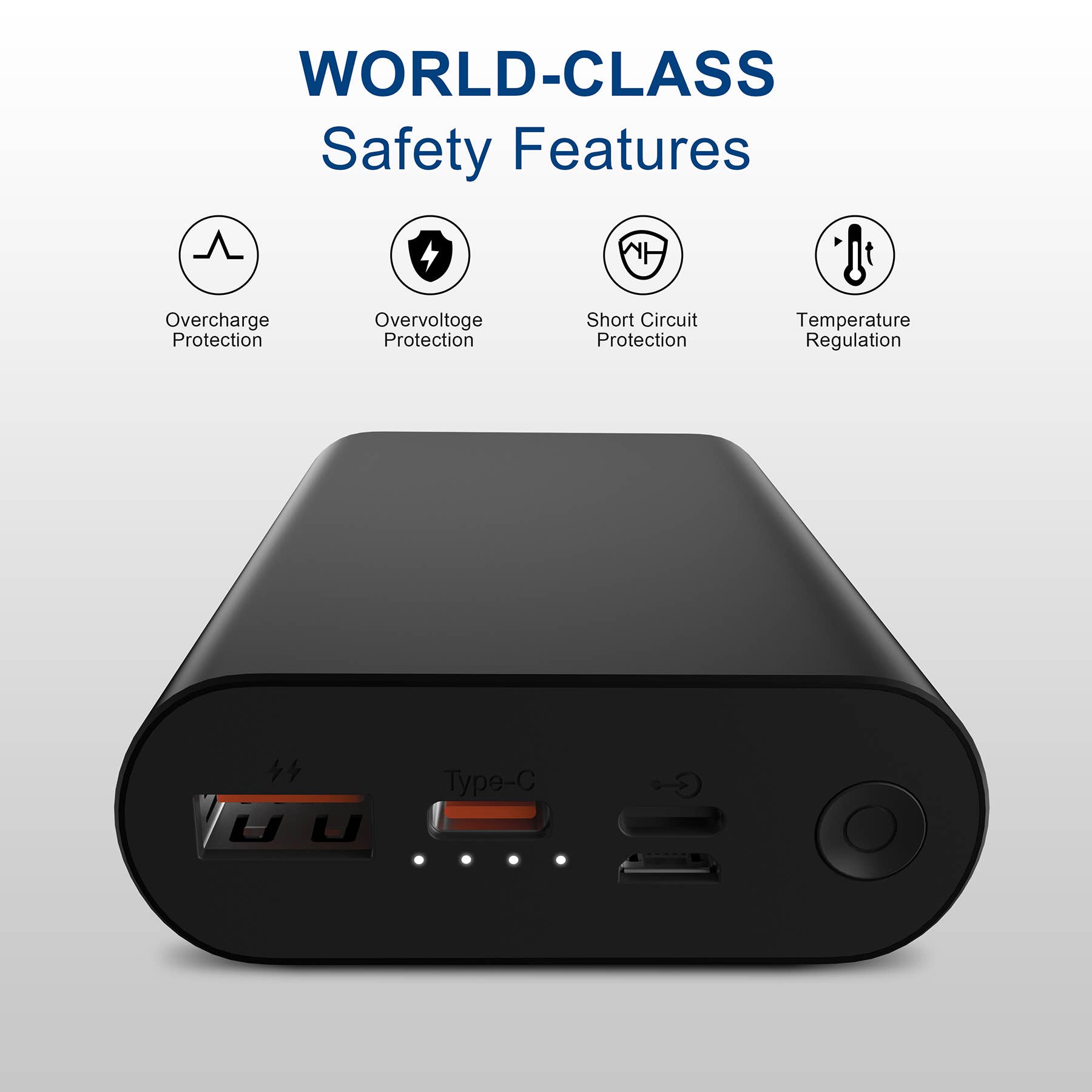 LAX Gadgets - Vente Chargeurs portables - Batterie externe portable haute vitesse de 12 000 mAh – Charge rapide9