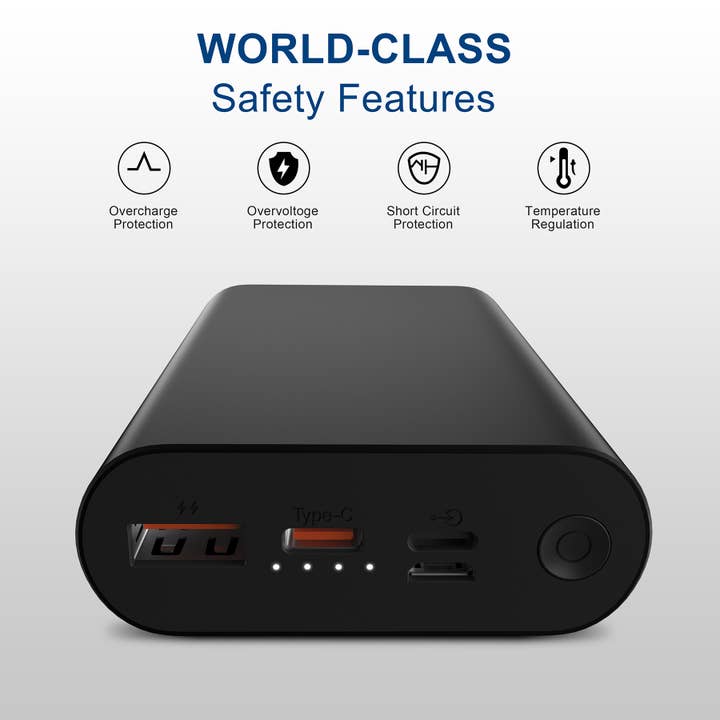 LAX Gadgets - Vente Chargeurs portables - Batterie externe portable haute vitesse de 12 000 mAh – Charge rapide9