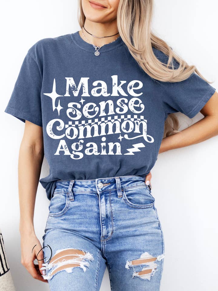 CMD Wholesale - Wholesale T-Shirt (Graphic) - Unisex - Make Sense Common Graphic Tee2