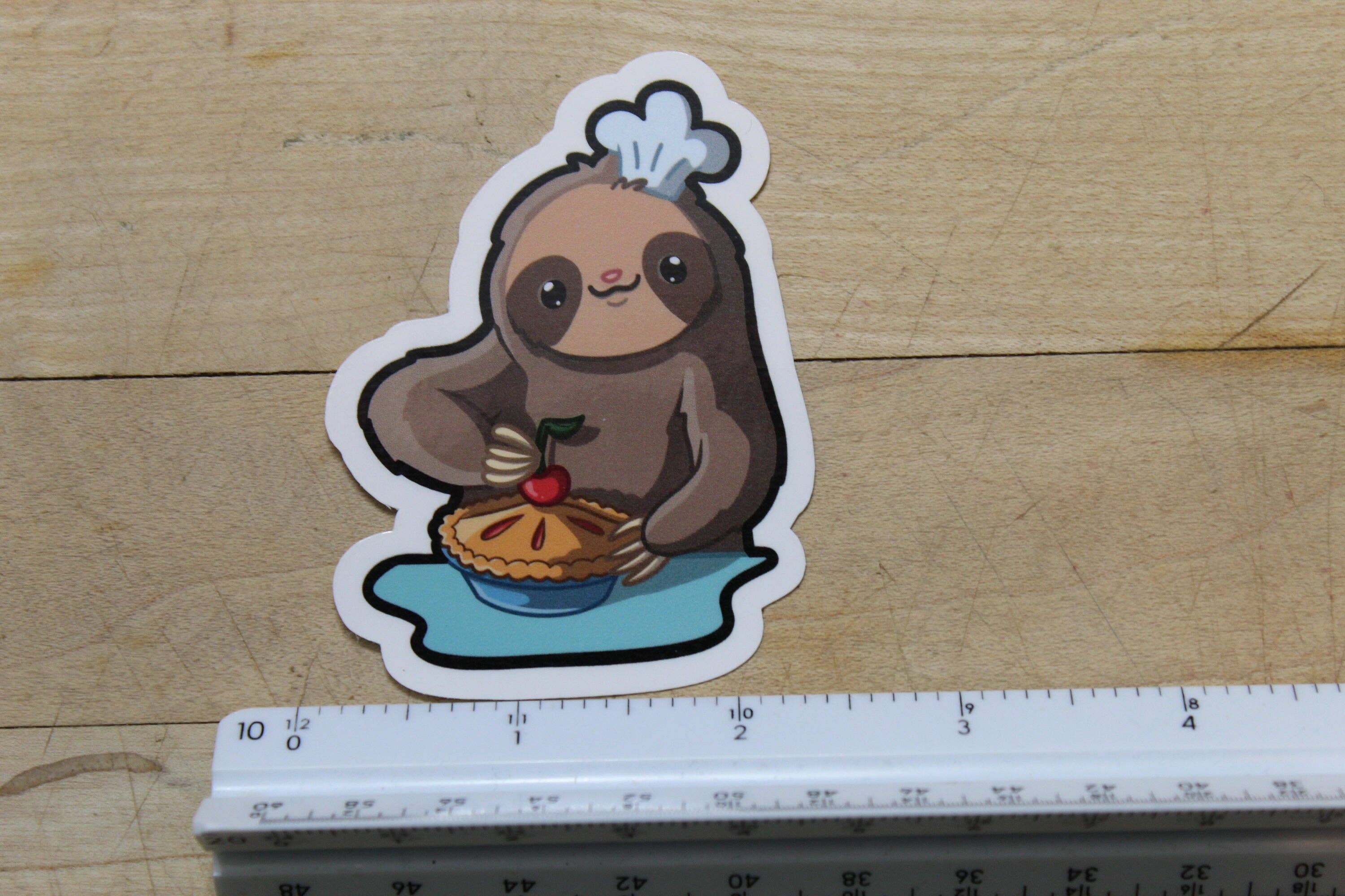 Mega Kawaii Cuties – Adesivo por atacado – Autocolante Sloth- Baker4