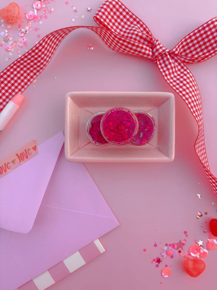 Magenta Glitter Sparkle Hair Glitter for wholesale by Evie Pearl Handmade LLC