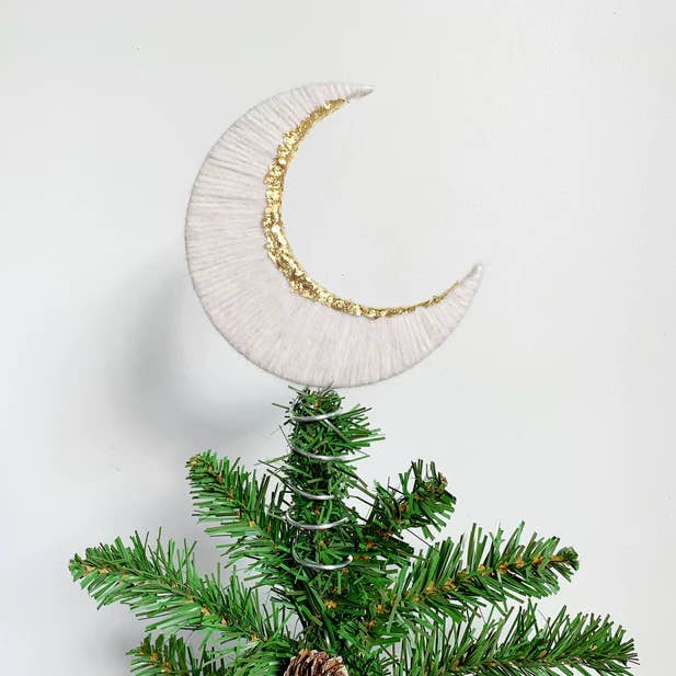 The Cosmic Workroom – Engroshandel Træovertræk – Halvmåne Juletræ Topper1