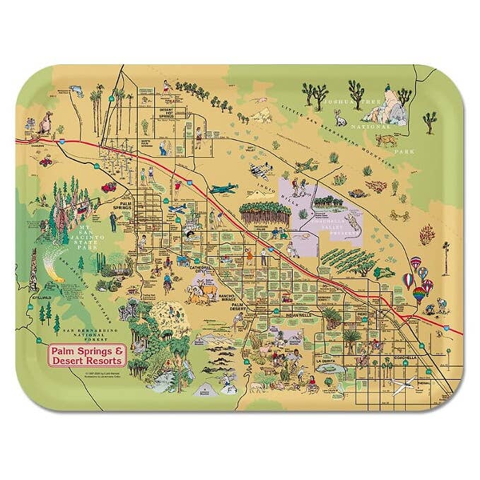Palm Springs Serving Tray for wholesale by Trays4Us